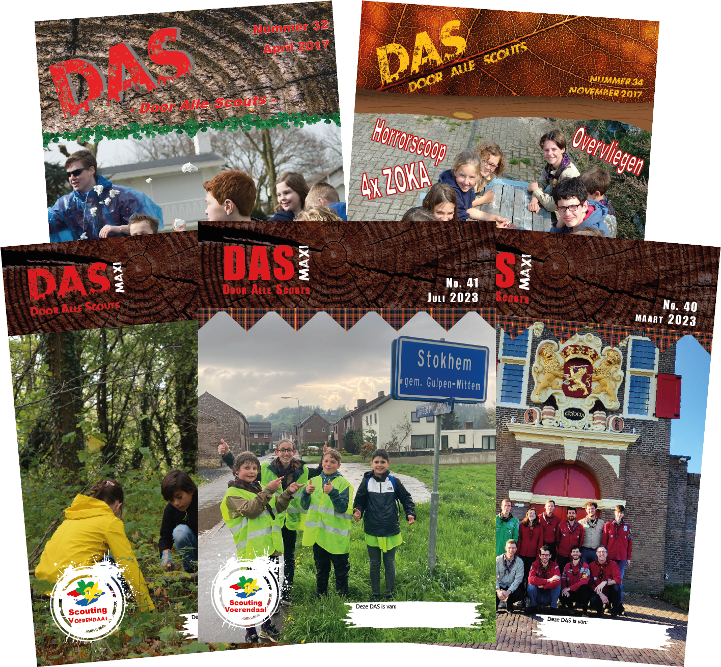 Enkele edities van DAS.